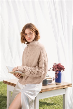 Sienna Zipper Sweater fra hæfte 2111 "Double Sunday"